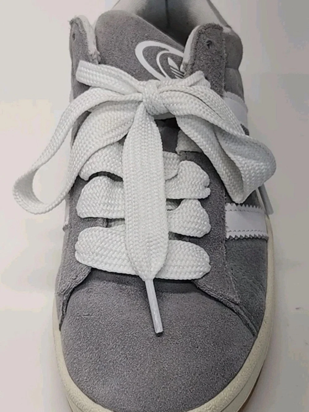 Y2K-Inspired Adidas Campus 00s Grey Suede Sneakers - Grey Three / Cloud White